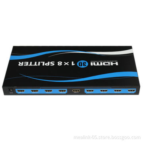 New Design 1x 8 HDMI Splitter, 3D TV SupportedNew